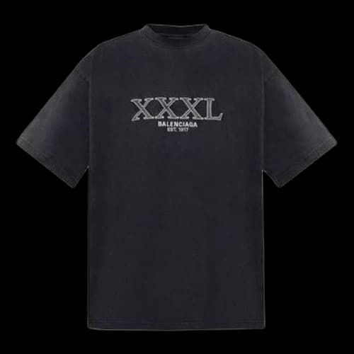 Balenciaga 3XL T-Shirt 'Black'