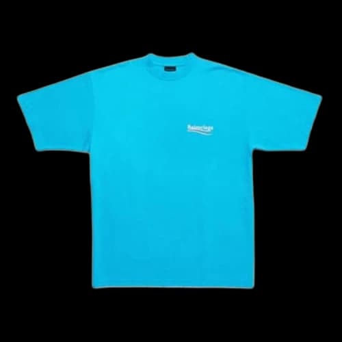 Balenciaga Political Campaign T-shirt Large Fit 'Blue Sky'