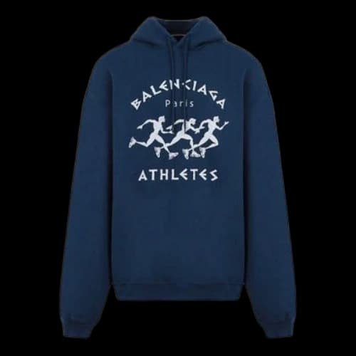 Balenciaga SS21 Oversized Sports Jacket 'Blue'