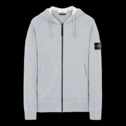 STONE ISLAND Zipper Gray