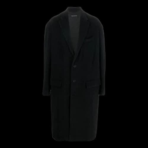Balenciaga Wool Coat 'Black'