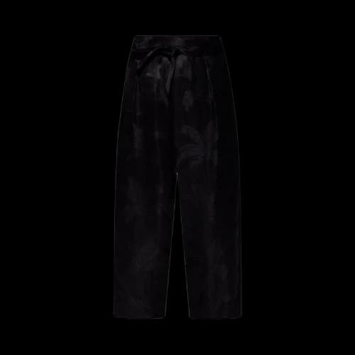 Saint Laurent Silk Jacquard Pants 'Black'