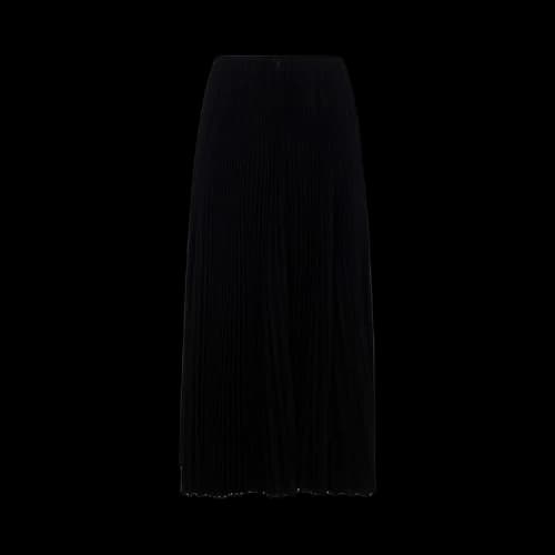 Balenciaga Pleated Midi Skirt 'Black'