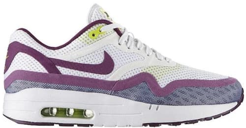 Nike Air Max 1 BR White Bright Grape Venom Green (Women's)