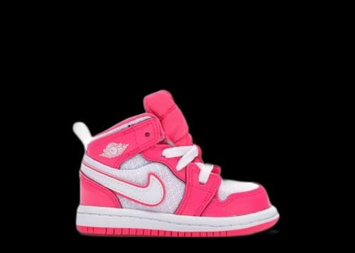 Jordan 1 Mid Hyper Pink White (TD)