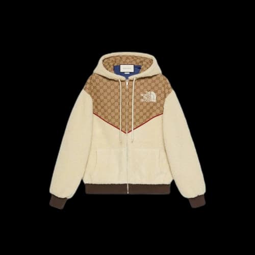 x The North Face GG Canvas Shearling Jacket Beige (SS21)