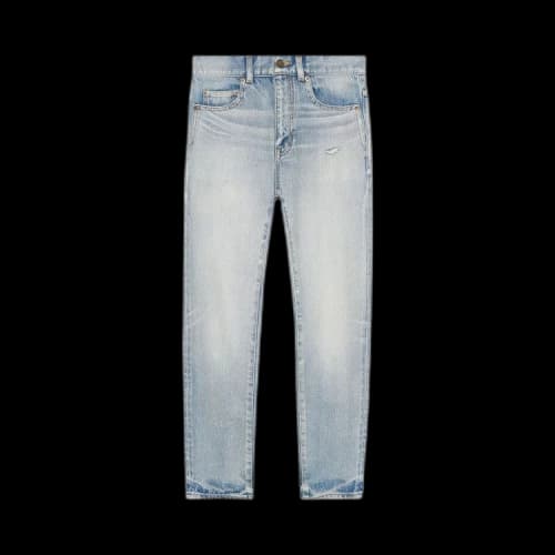 Saint Laurent Carrot Pants 'Light Fall Blue'