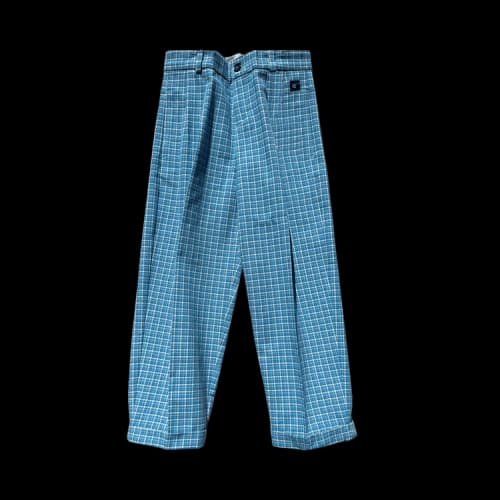 Gucci Kids Tapered Leg Check Pants 'Blue'