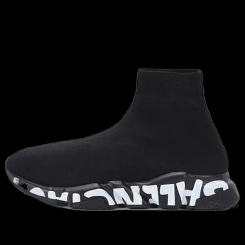Balenciaga Speed Graffiti Trainers Black