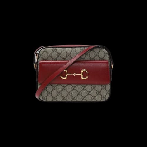 Gucci Horsebit 1955 Small Shoulder Bag 'Beige/Red'