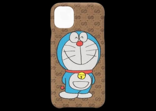 Gucci x Doraemon iPhone 11 Phone Case Ebony/Beige