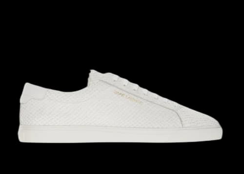 Saint Laurent Andy Python White