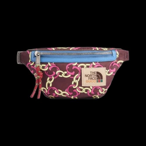 The North Face x Gucci Belt Bag 'Burgundy Multi'