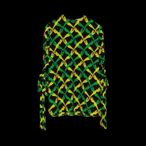 Bottega Veneta Top 'Grass/Yellow'
