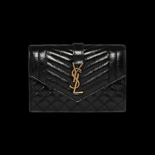 Saint Laurent Small Envelope Wallet 'Noir'