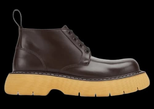 Bottega Veneta The Bounce Swell Ankle Boot Brown