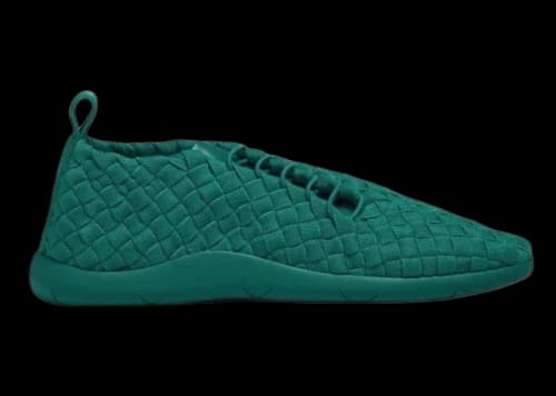 Bottega Veneta Woven Low-Top Sneakers Blue