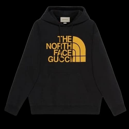 Gucci x The North Face Web Print Hoodie 'Black'