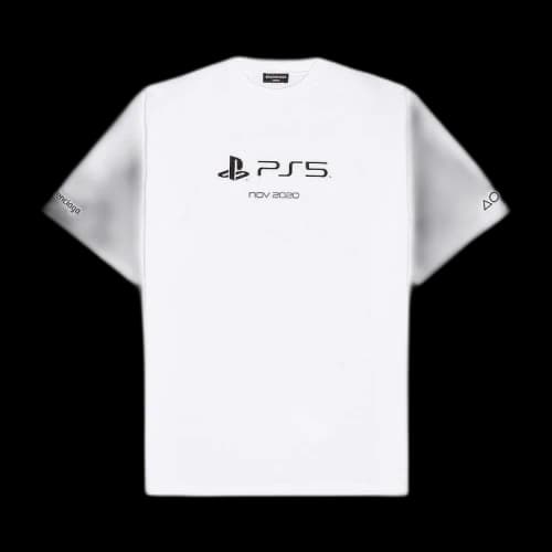 Balenciaga Playstation Boxy T-Shirt 'White'