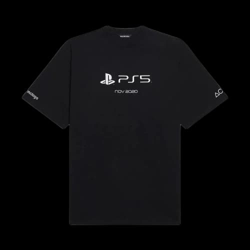 Balenciaga Playstation Boxy Tee 'Black/White'