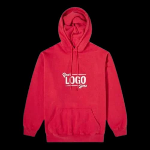 Balenciaga Your Logo Here Popover Hoodie 'Raspberry White'