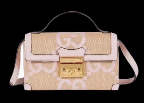 Gucci Padlock Jumbo GG Mini Bag Beige/Light Pink