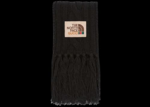 Gucci x The North Face Wool Scarf Black