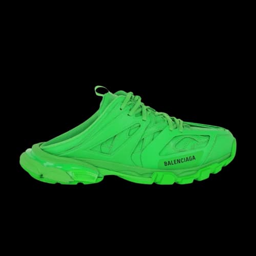 Balenciaga Lace-Up Track Mule 'Green Black'