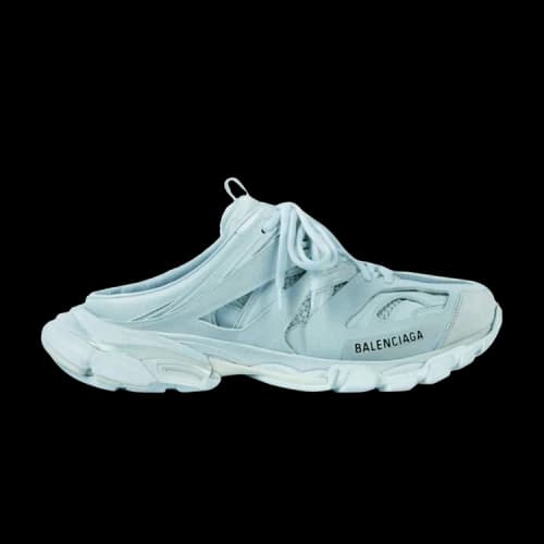 Balenciaga Track Mule Runners Light Blue Black