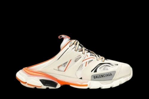 Balenciaga Track Mule Runners White Orange