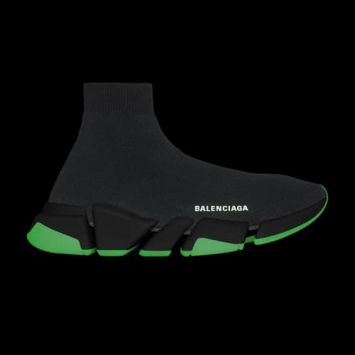 Balenciaga Speed 2.0 Sneaker 'Clear Sole - Black Neon Green'