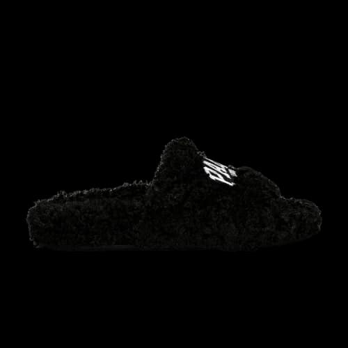 Balenciaga Furry Slides 'Black White' (Women's)