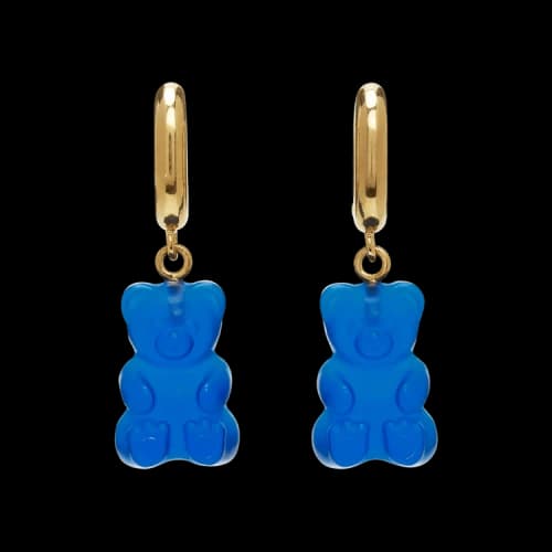 Balenciaga Gummy Bear Earrings 'Blue/Gold'