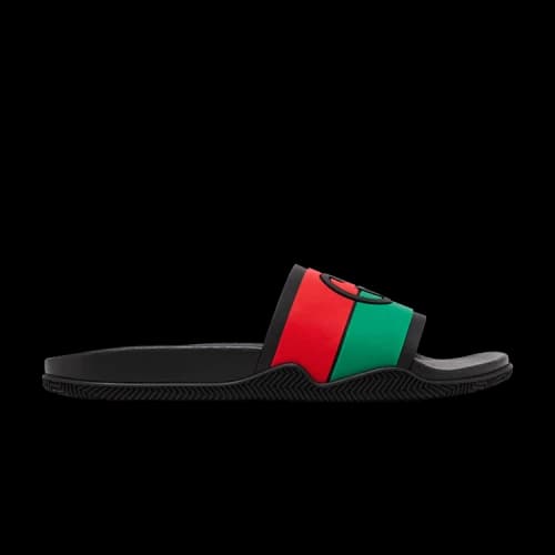 Gucci Slide 'Interlocking G - Black Red Green' (Women's)