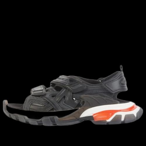 Balenciaga Track 2.0 Sandals 'Black Red' (Women's)
