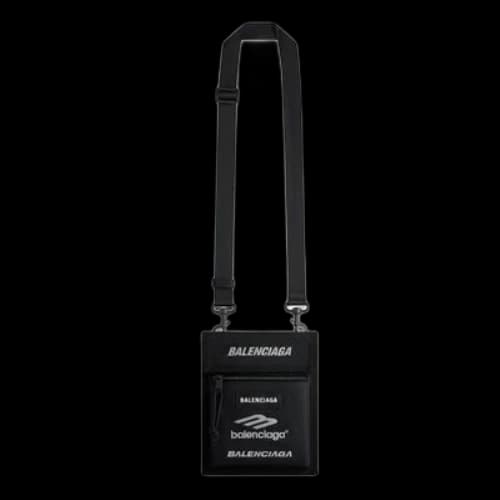 Balenciaga Explorer Small Pouch With Strap 'Black'