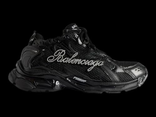 Balenciaga Runner Black Rhinestone