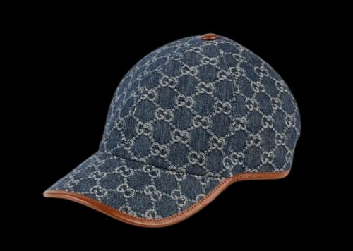 Gucci GG Baseball Cap Blue/Ivory/Brown