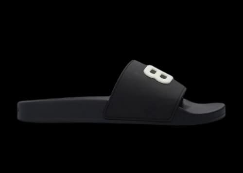 Balenciaga Pool Slides 3D BB Glow Logo