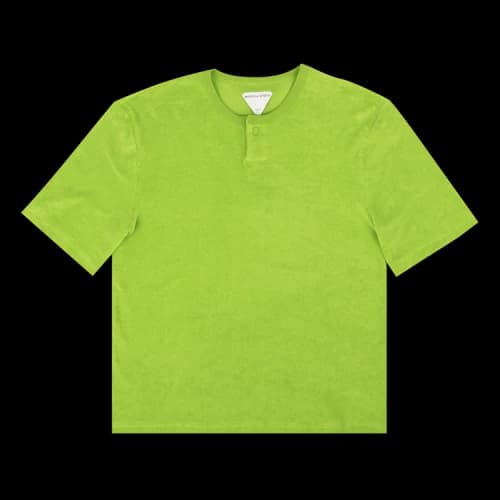 Bottega Veneta Terry Henly Short-Sleeve T-Shirt 'Lime Green'