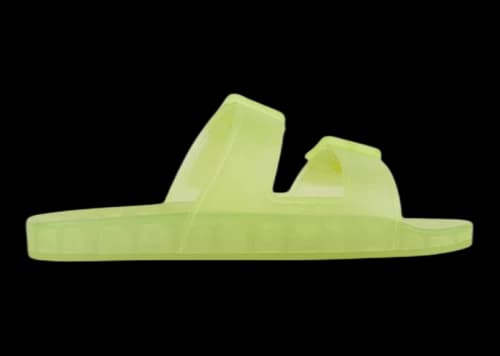 Balenciaga Mallorca Sandal Clear Neon Yellow (Women's)
