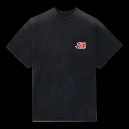 Balenciaga SS21 Flame Retro Short Sleeve Black