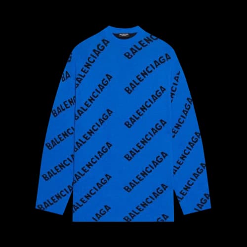 Balenciaga Crewneck 'Blue/Black'