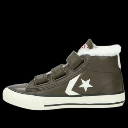 Converse Star Player EV 3V Kid's Trainers Brown/White