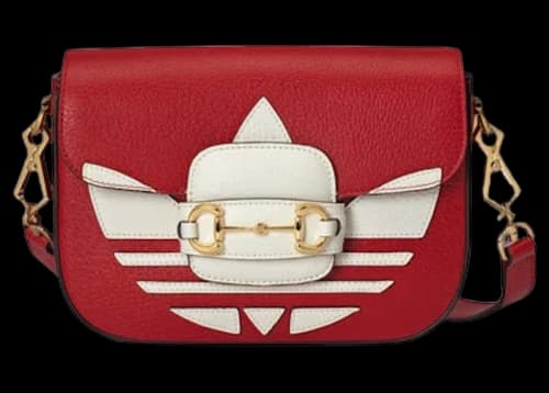 Gucci x adidas Horsebit 1955 Shoulder Bag Red