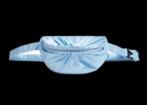 Bottega Veneta Satin Belt Bag Blue