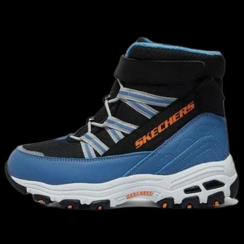 (GS) Skechers Winter Comfy Boots 'Blue Black'