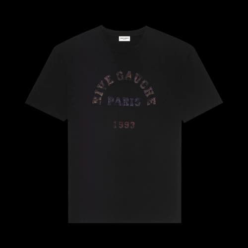 Saint Laurent T-Shirt 'Noir/Multicolor'