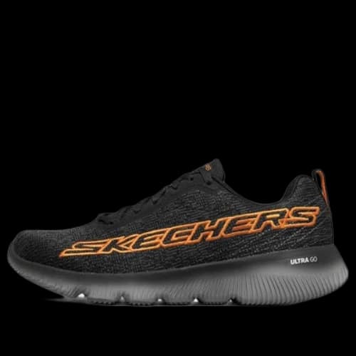 Skechers Go Run Focus Black/Orange/Grey