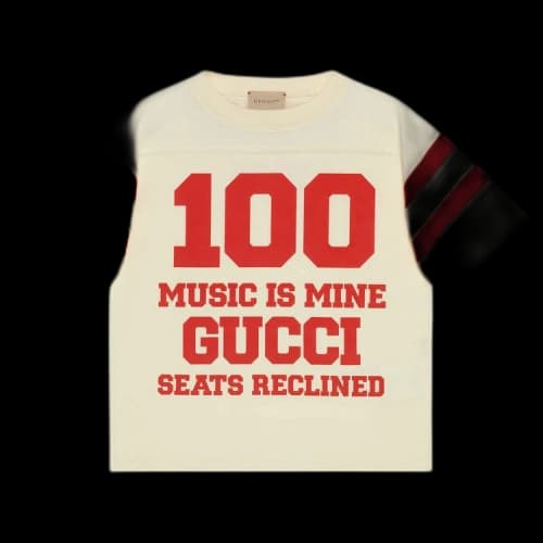 Gucci Kids Short-Sleeve Graphic Print T-Shirt 'White/Red'